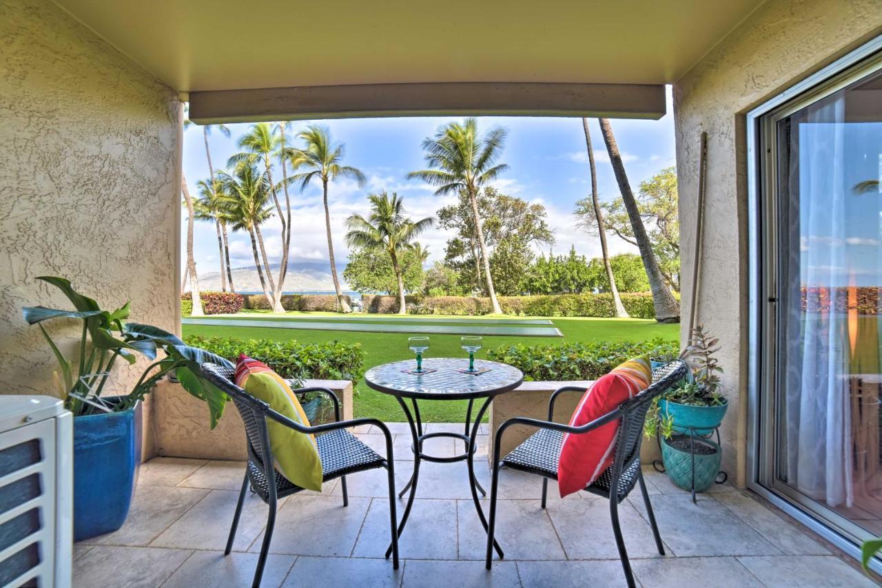 Ocean-View Kihei Condo With Lanai Steps To Beach! المظهر الخارجي الصورة
