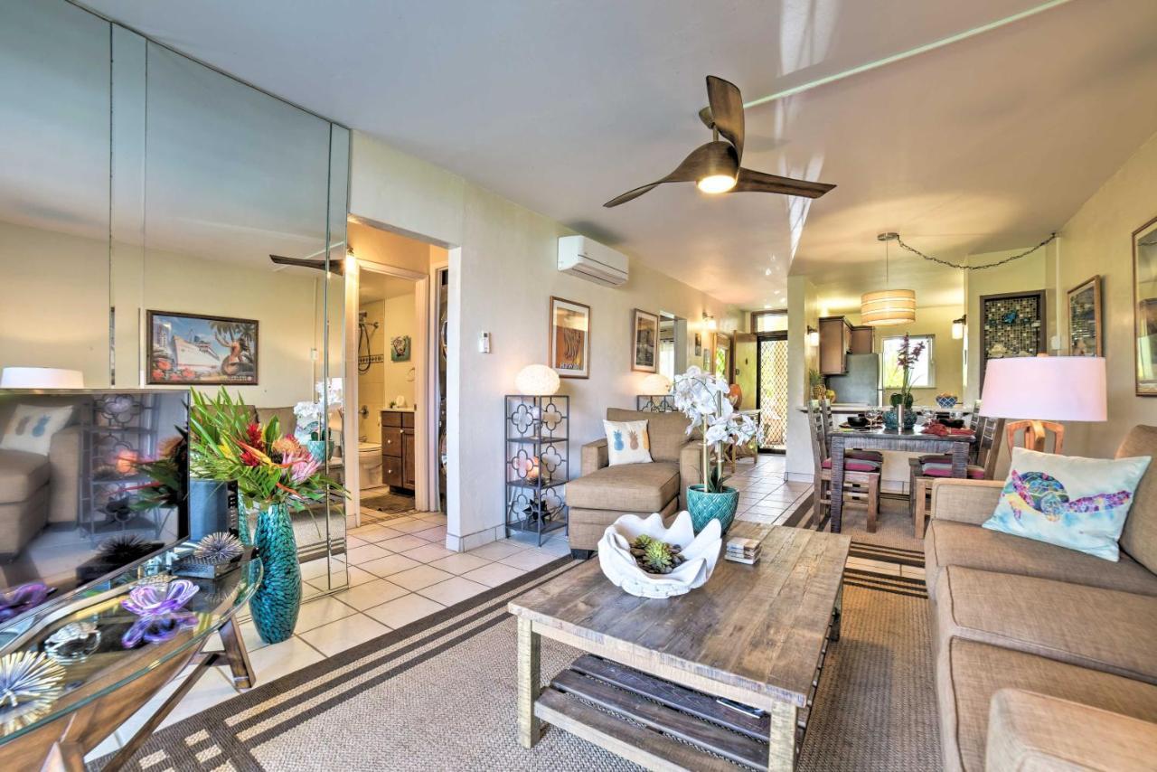 Ocean-View Kihei Condo With Lanai Steps To Beach! المظهر الخارجي الصورة